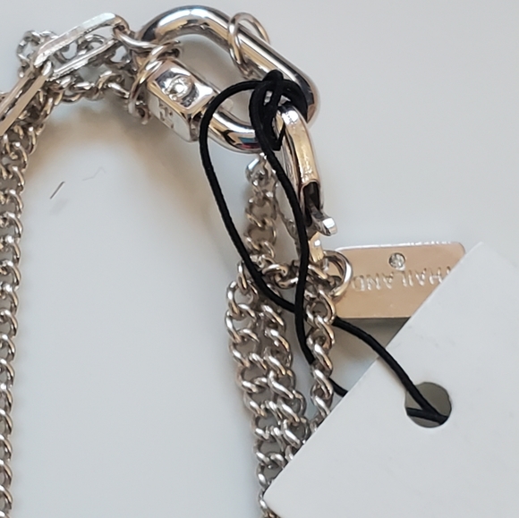 Coach Mixed Chain Signature C Long Station Necklace - Picture 2 of 6